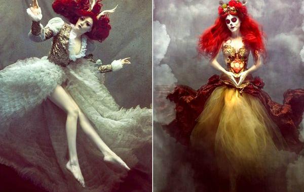 Фантастические подводные снимки, драматичные эффектные подводные портреты, 