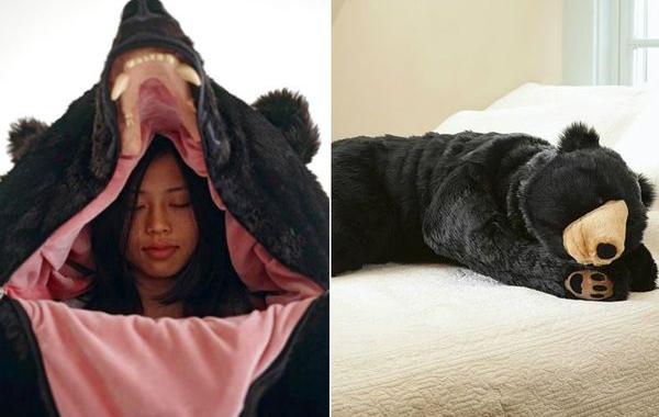 спальный мешок в виде медведя, Эйко Ишизава