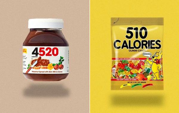 Калорийность брендов, упаковки продуктов и их калорийность