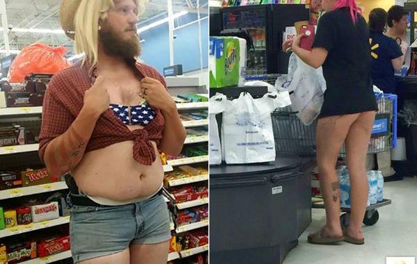 people of walmart, странные американцы, наряды посетителей американских супермаркетов