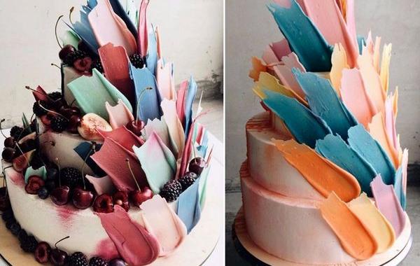 торты с шоколадными мазками, кондитерская Kalabasa 