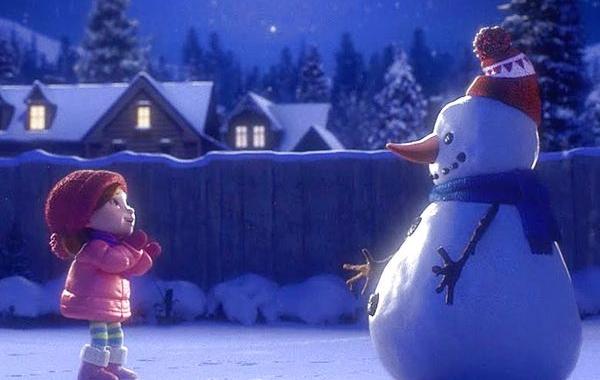Лили и снеговик, мультфильм о настоящей дружбе, новогодняя короткометражка