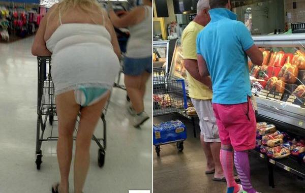 people of walmart, странные американцы, наряды посетителей американских супермаркетов