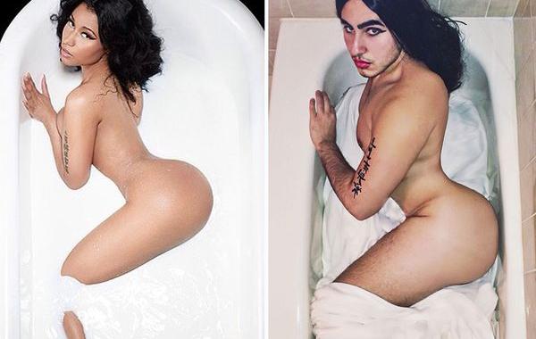 парень пародирует звёзд Голливуда, Мина Джерджес, Mina Gerges