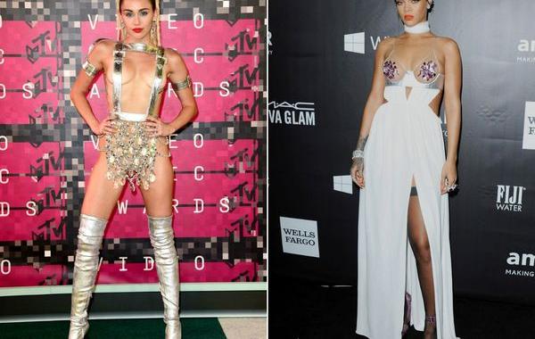 самые откровенные наряды 2015, голые платья 