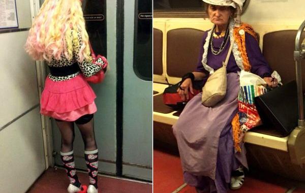 мода петербургского метро, мода метро, модники в транспорте, странные пассажиры метро 