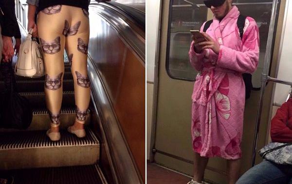 мода петербургского метро, мода метро, модники в транспорте, странные пассажиры метро 