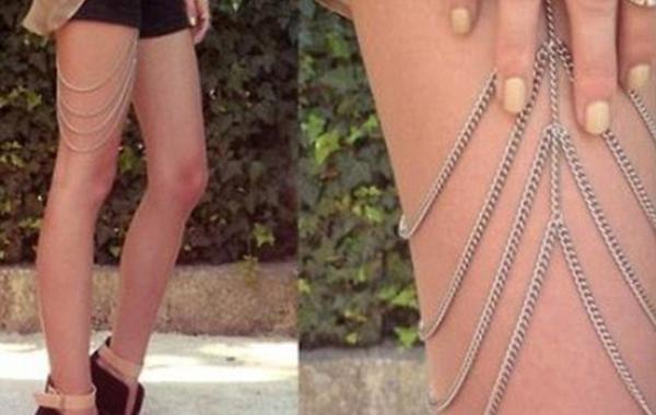 Новая тенденция моды - "ожерелье" для ног