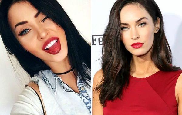 двойник Меган Фокс, клон Меган фокс, Клаудия Альенде, Claudia Alende