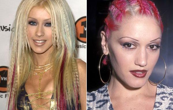 Модные тенденции в макияже начала 2000-ых, знаменитости в 2000 году