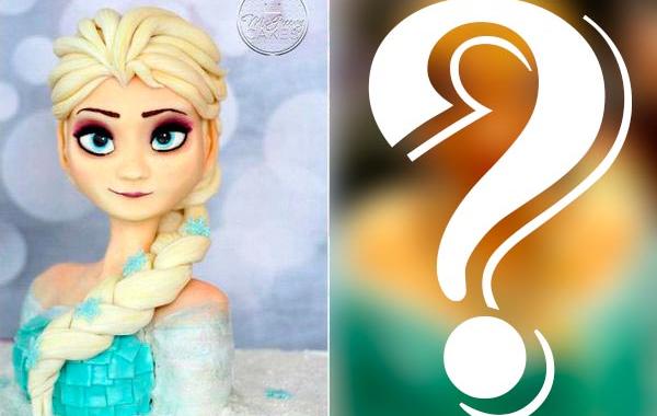 Elsa cake ugly, жуткий торт в виде Эльзы