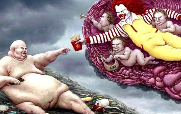 сатирические иллюстрации, остросоциальные иллюстрации,  Джон Холкрофт, John Holcroft