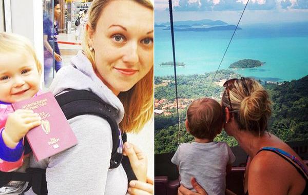 Годовалый малыш путешествует со своими родителями по всему миру