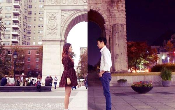 пара делает коллажи чтобы быть друг с другом, ShinLiArt