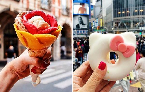 Girl Eat World, девушка путешествует по всему миру и делится фотографиями уличной еды