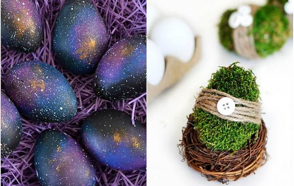 идеи к Пасхе, покрасить яйца к пасхе, как украсить яйца к пасхе