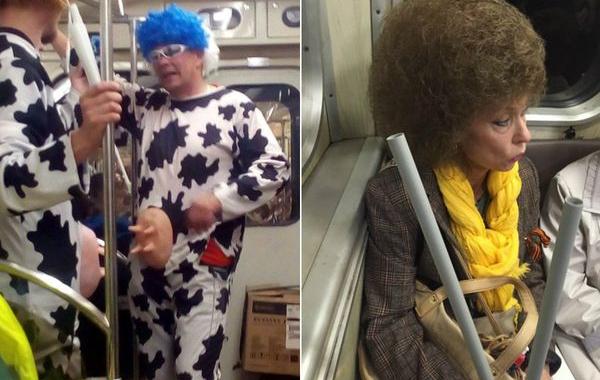 мода петербургского метро, мода метро, модники в транспорте, странные пассажиры метро 