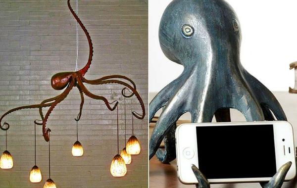 вещи с осьминогами, крутые штуки с осьминогами 