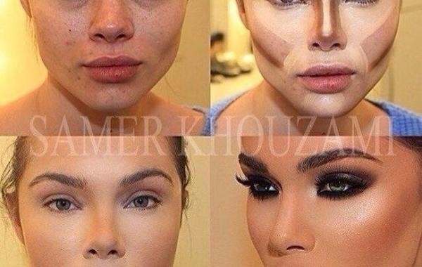 Чудеса макияжа, девушки, до и после , Самер Кузами , Samer Khouzami