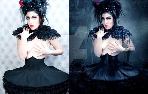 до и после фотошопа, красивый фотошоп