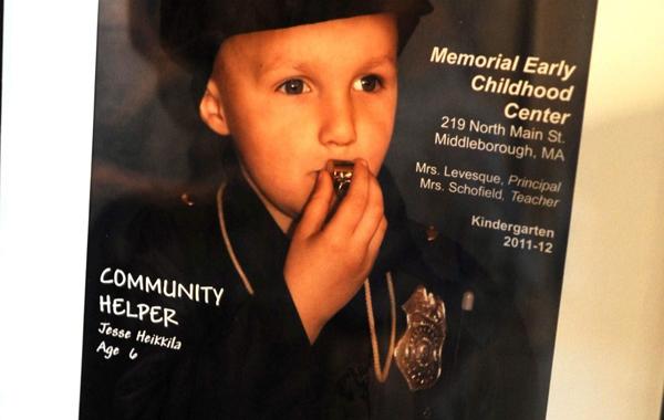 Похороны Джесси Хейккила Jesse Heikkila ,пришли проводить офицеры полиции супергерои