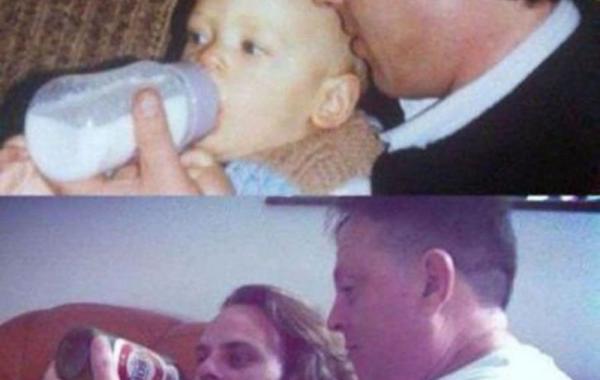 тогда и сейчас семейные фото детство