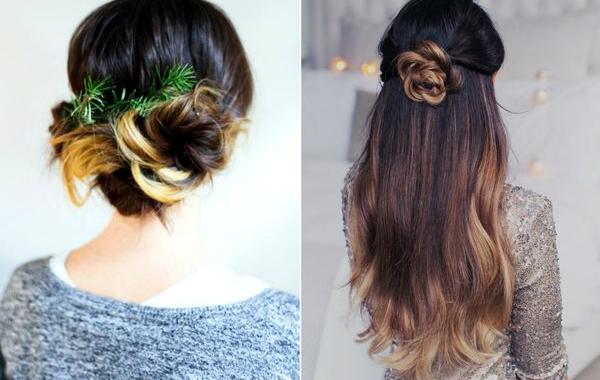 идеи для новогодней причёски, причёска на новый год