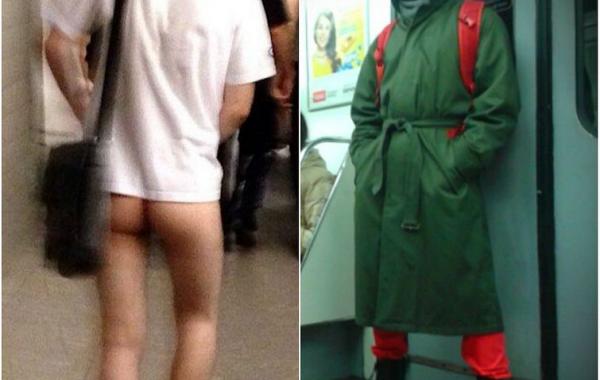 мода петербургского метро, мода метро, модники в транспорте, странные пассажиры метро 