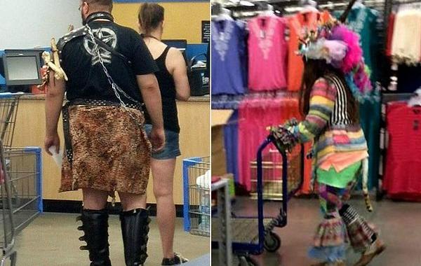 people of walmart, странные американцы, наряды посетителей американских супермаркетов