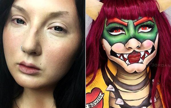 Джордан Ганц, Jordan Hanz, макияж, сила макияжа