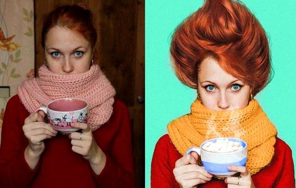 до и после фотошопа, красивый фотошоп