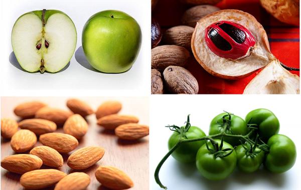 ядовитые фрукты и овощи 