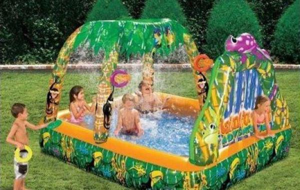 Надувные бассейны на упаковке и в реальности