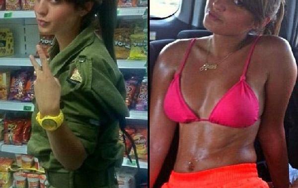 красивые девушки в армии Израиля, девушки из армии Израиля, красотки израильской армии