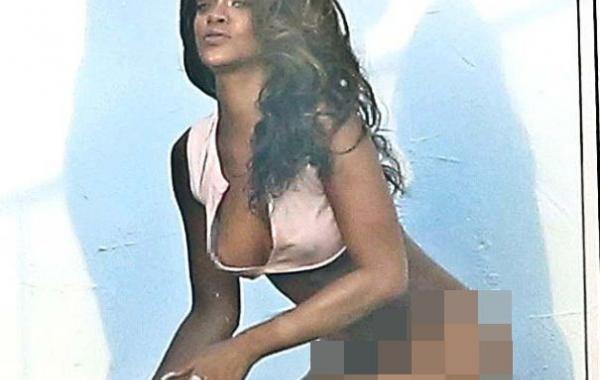 Сверхоткровенная фотосессия Рианны "без низа"