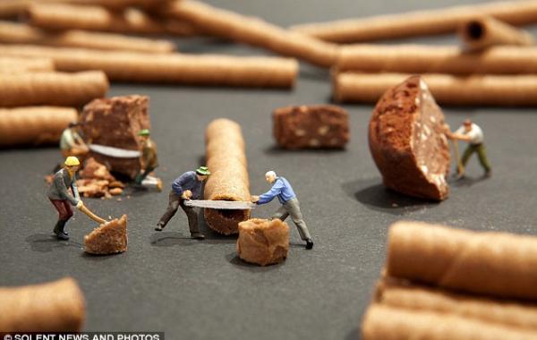 Рабочие миниатюры Тони Полинни маленькие рабочие