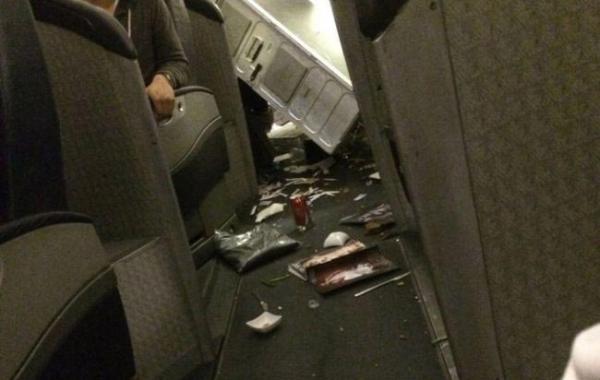 сильная турбулентность видео, турбулентность Сеул Даллас, турбулентность самолет Корея США, результат турбулентности в самолете