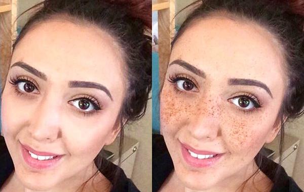 поддельные веснушки, Fake Freckles