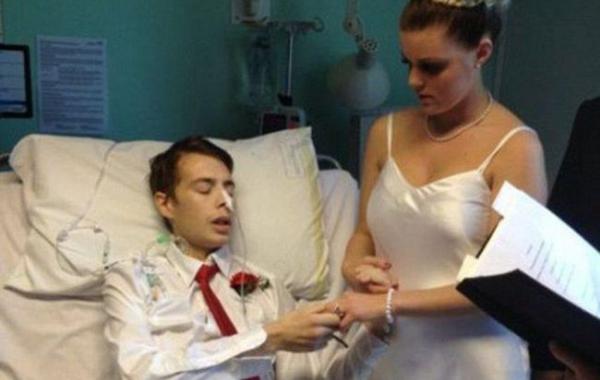 Душещипательная история любви, свадьба в больнице