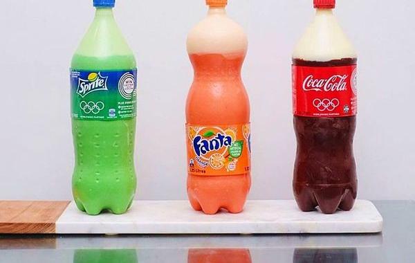 бутылки с газировкой торт, торты в виде бутылок с газировкой