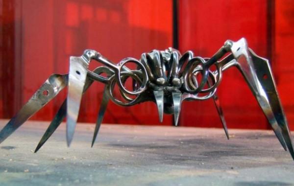 Пауки из ножниц