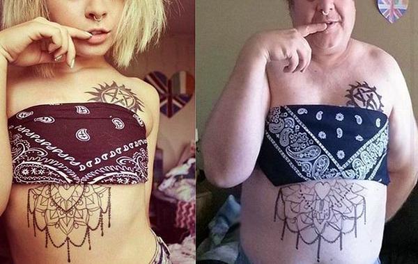 папа троллит свою дочь, папа воссоздаёт селфи дочери, Крис Мартин