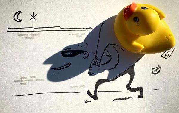 Винсент Баль, Vincent Bal, тенелогия, Художник включает тени от повседневных предметов