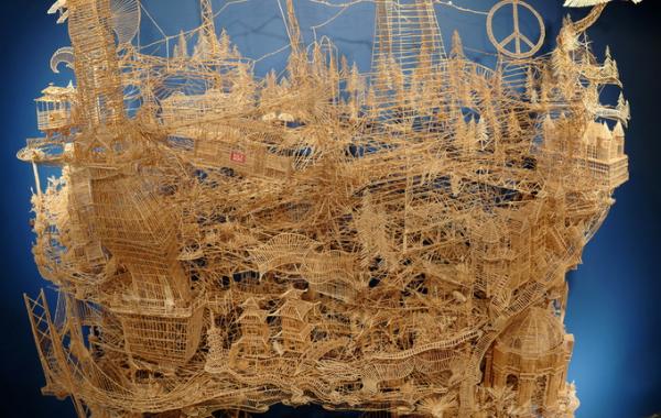 Свой собственный Сан-Франциско из 100 000 зубочисток 