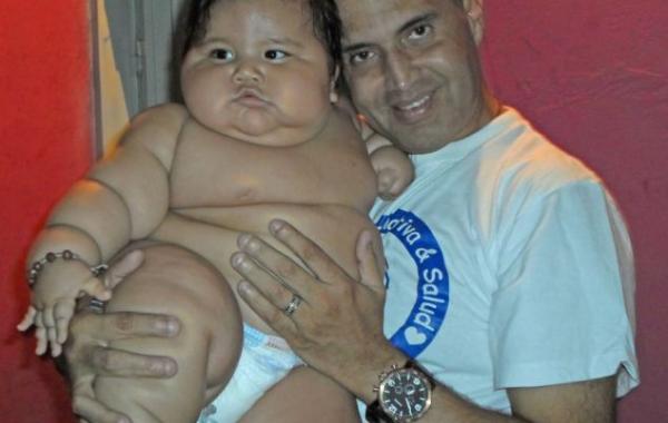 Самый толстый ребенок Колумбии Сантьяго Мендоса Santiago Mendoza