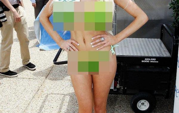 Courtney Stodden Кортни Стодден, бикини из салатных листьев, PETA 