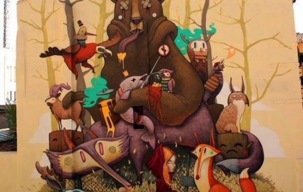 крутой стрит-арт, стрит-арт месяца, лучший стрит-арт за сентябрь 2014