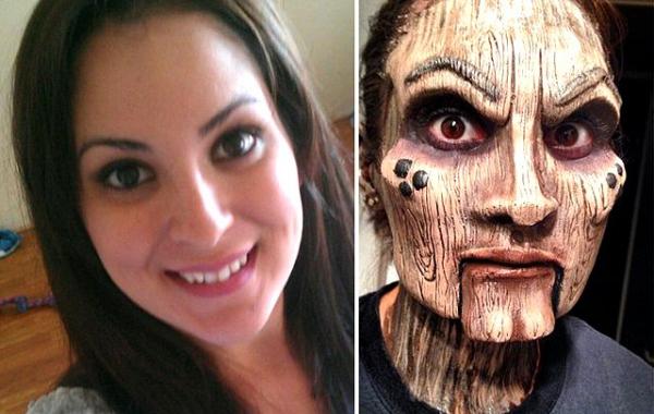 кукольный макияж, макияж в стиле жуткой деревянной куклы, кукла чревовещателя