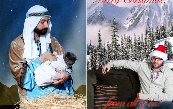смешные рождественские фотографии, нелепые рождественские фотографии, неловкие рождественские портреты