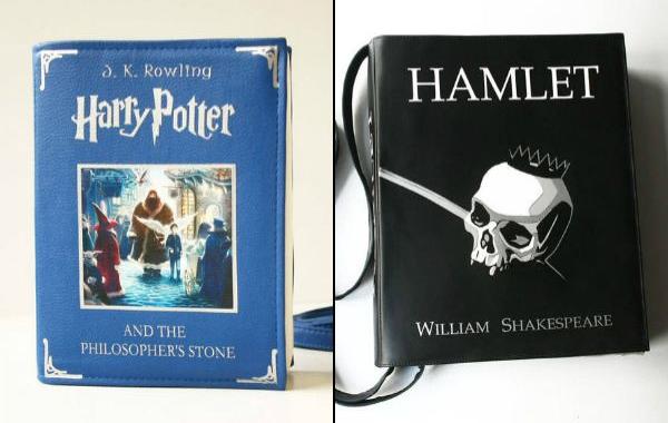 сумки в виде книг, KrukruStudio